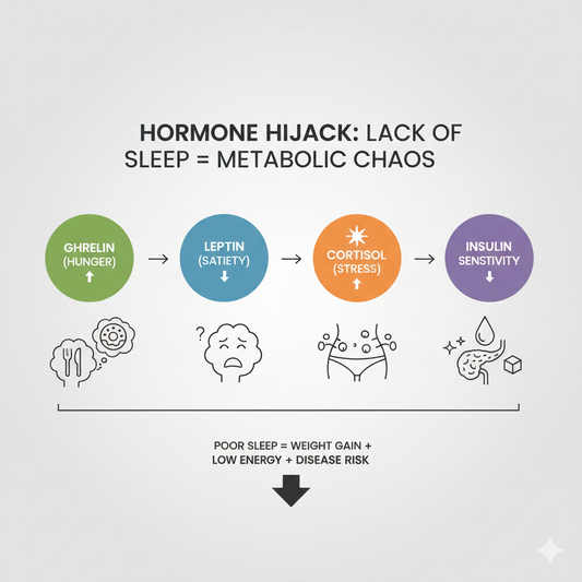 The Silent Saboteur: How Sleep Controls Your Hunger, Hormones & Metabolism