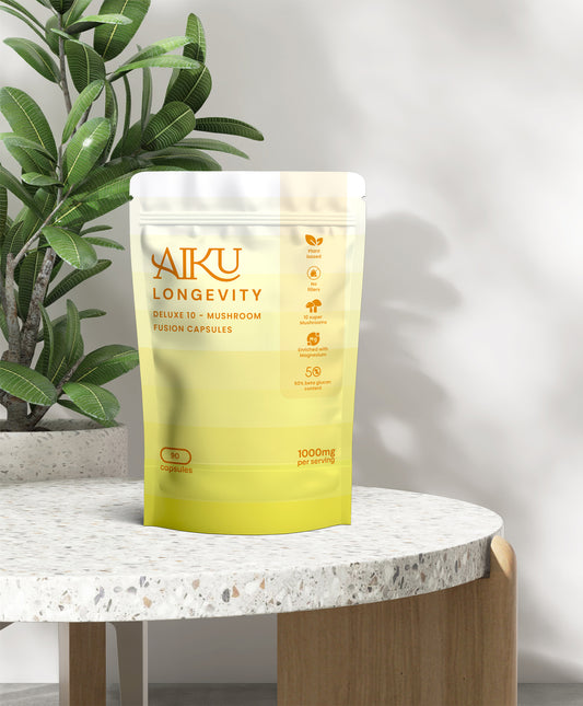 Aiku Deluxe 10-Mushroom Blend Capsules